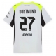 Maillot de foot Borussia Dortmund Karim Adeyemi #27 Extérieur vêtements 2025-26 Manches Courtes Maillot de foot Borussia Dortmund Karim Adeyemi #27 Extérieur vêtements 2025-26 Manches Courtes